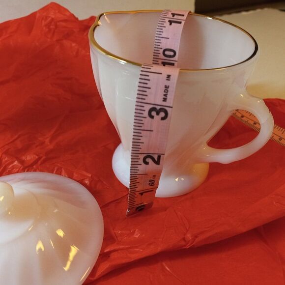 Anchor Hocking/Fire King Cream and Sugar - Picture 6 of 8